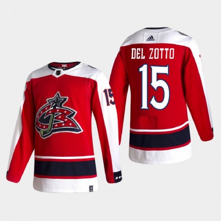 Herren Eishockey Columbus Blue Jackets Trikot Michael Del Zotto 15 2020-21 Reverse Retro Authentic